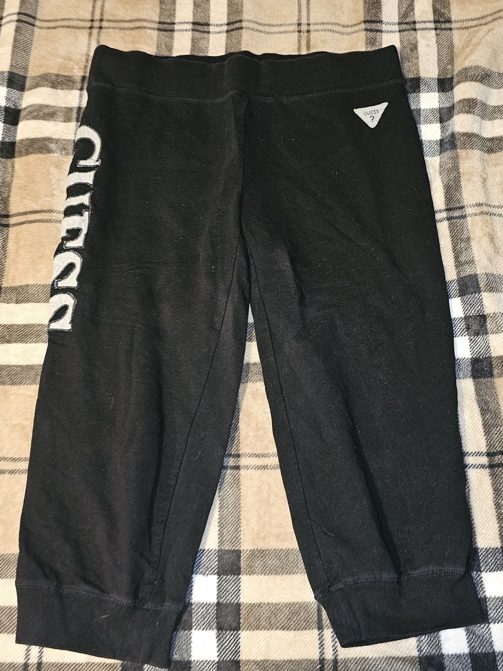 Guess Black Jogger Capri Pants Xlarge
